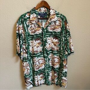 Vintage Polo Sport Floral Camp Shirt